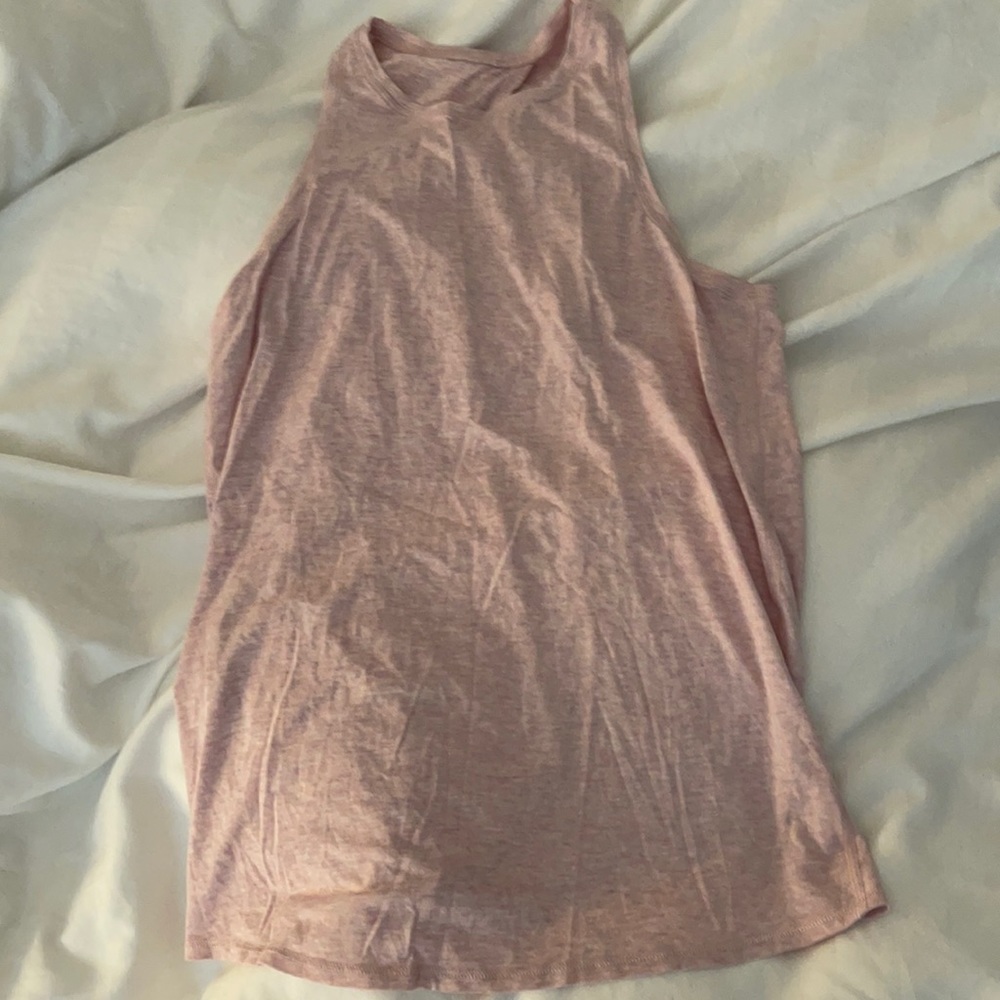 Pink Lululemon All Tied Up Tank Top